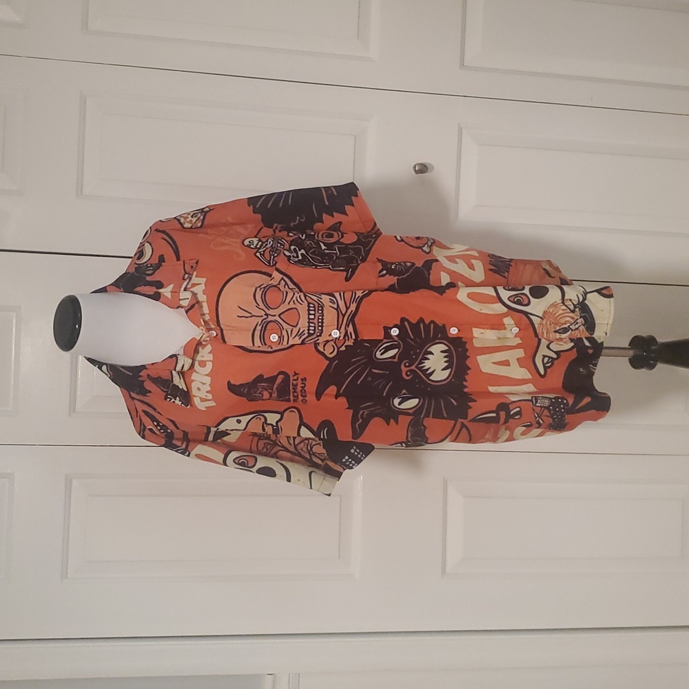 Halloween Button Down Shirt